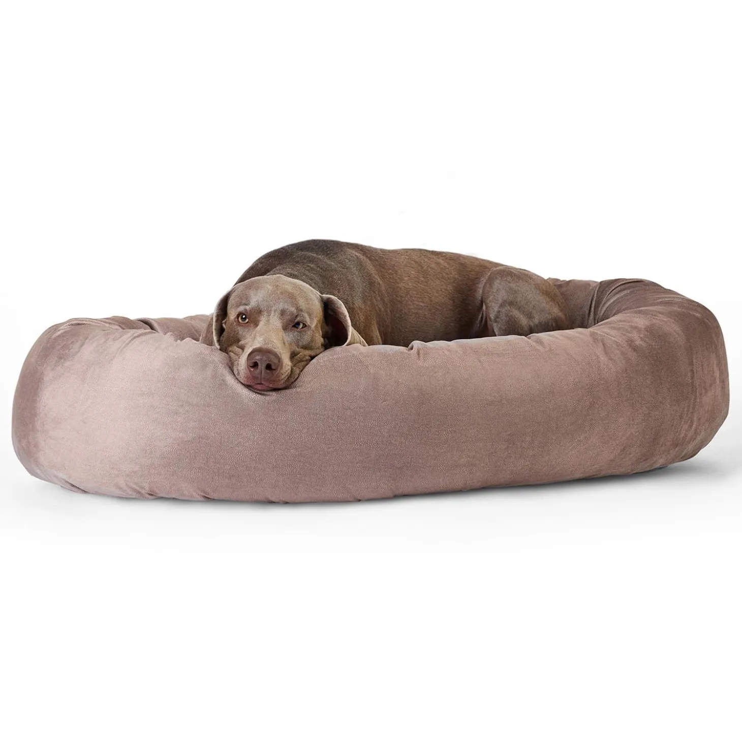 Orthopedic Donut Cuddler Tan Bed