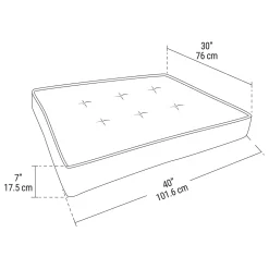 Orthopedic Grey Mattress Bed