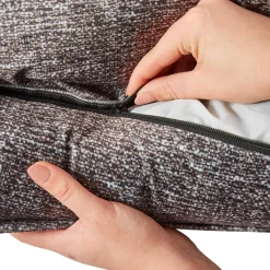 Orthopedic Lounger Charcoal Bed