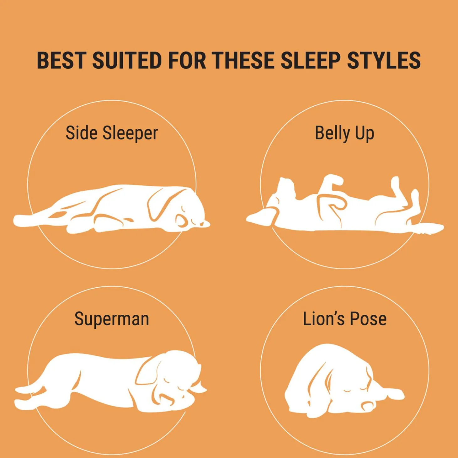 Outdoor Mattress Bed Orange