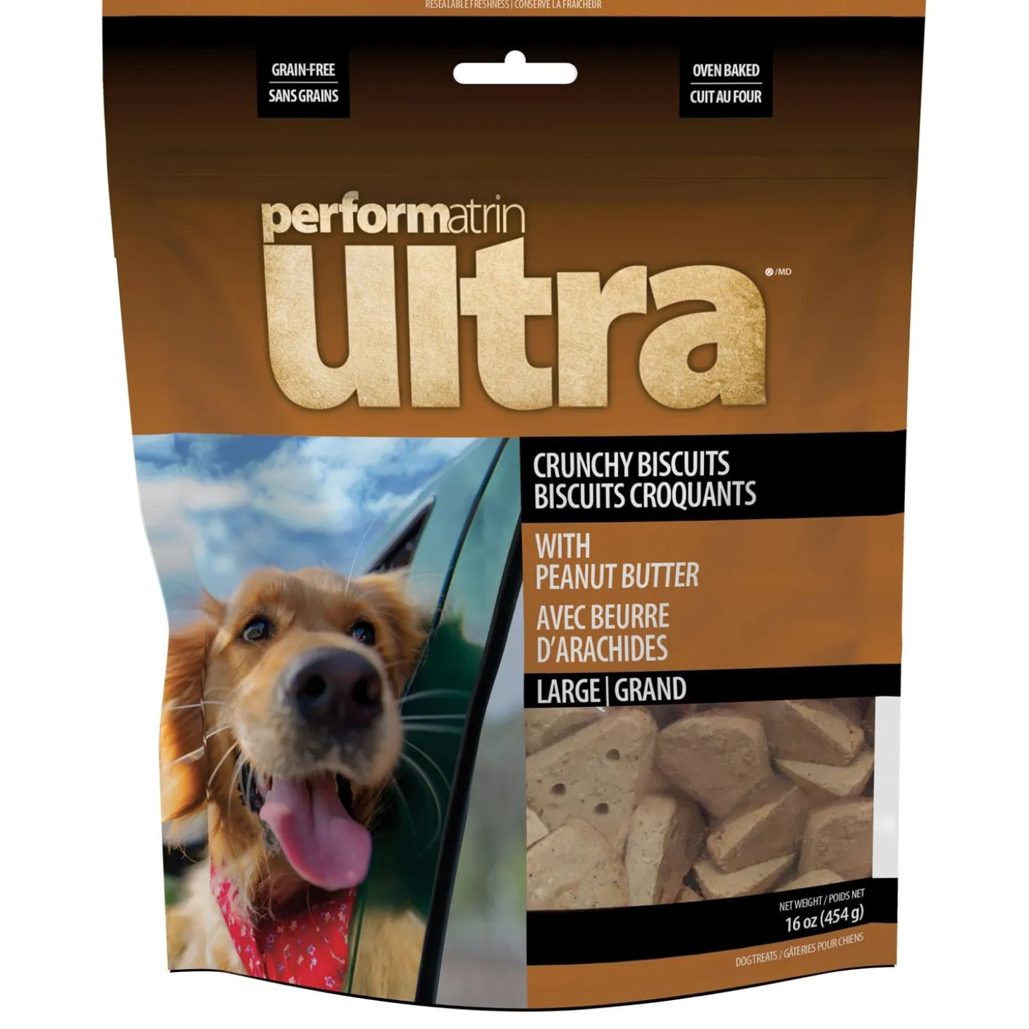 Oven Baked Peanut Butter Large Dog Treats