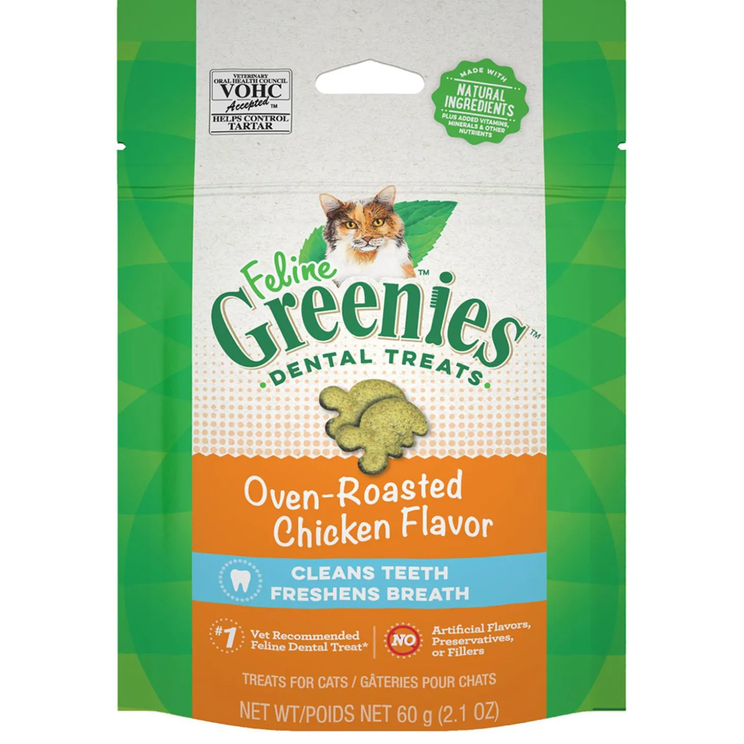 Oven-Roasted Chicken Flavour Dental Cat Treats