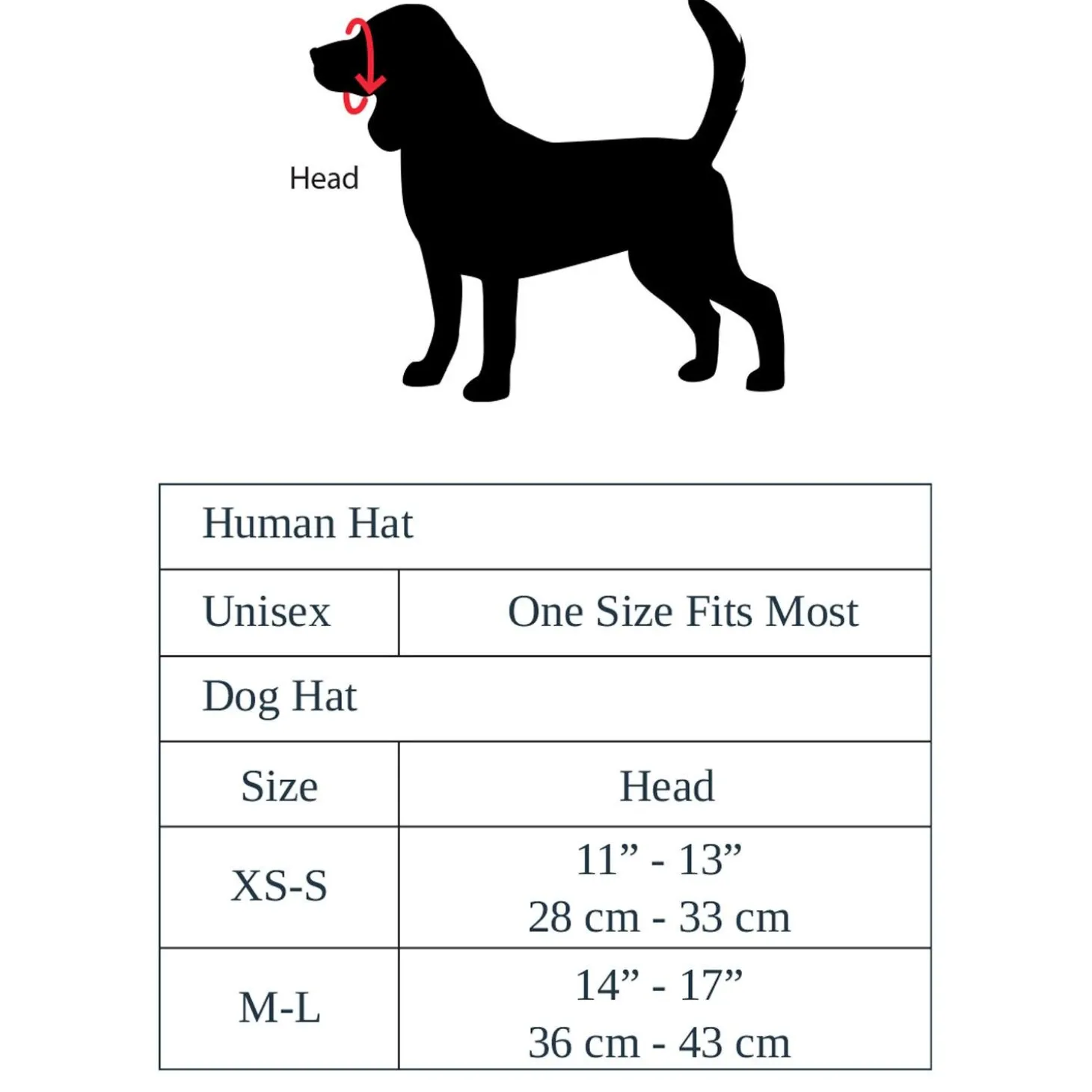 Papa & Pup Black Hat Set