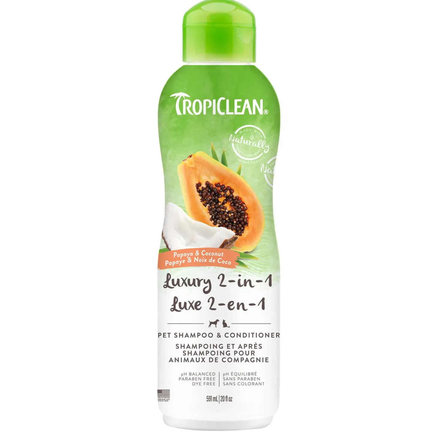 Papaya & Coconut Luxury 2-in-1 Pet Shampoo & Conditioner