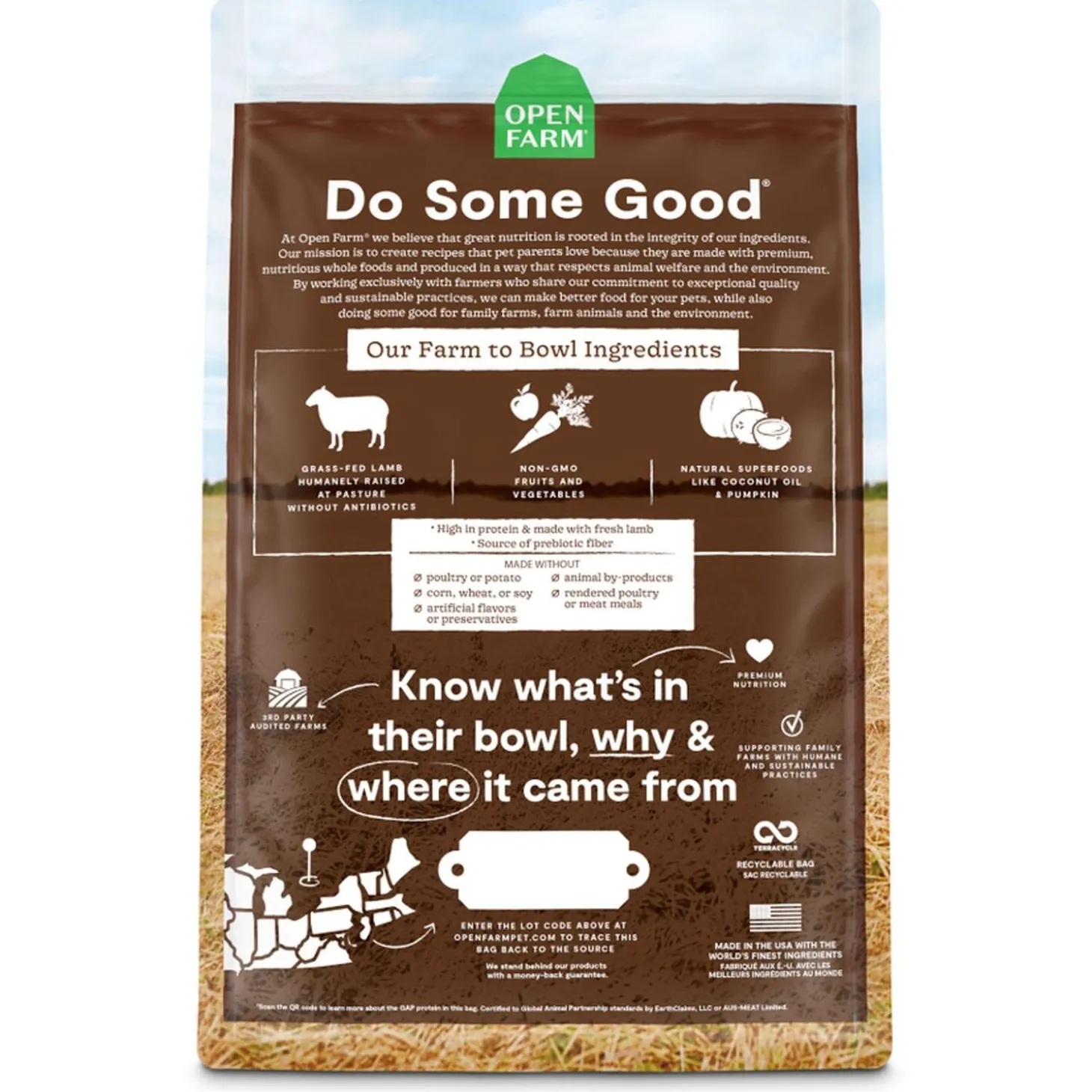Pasture-Raised Lamb Recipe Adult Dog Food