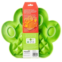 PAW 2-in-1 Slow Feeder & Lick Pad Green