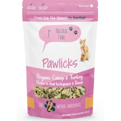 Pawlicks Organic Catnip & Turkey Cat Treats