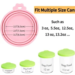 Pawsome Kitty Meal Set Pink Can Cover & Opener