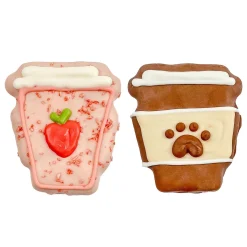 Pawsome Pink Smoothie & Barkuccino Assorted Dog Treat
