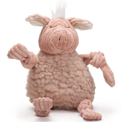 Penelope Pig HuggleFleece FlufferKnottie Plush Dog Toy