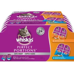 Perfect Portions Cuts in Gravy Chicken & Salmon Variety Pack Adult Cat Food