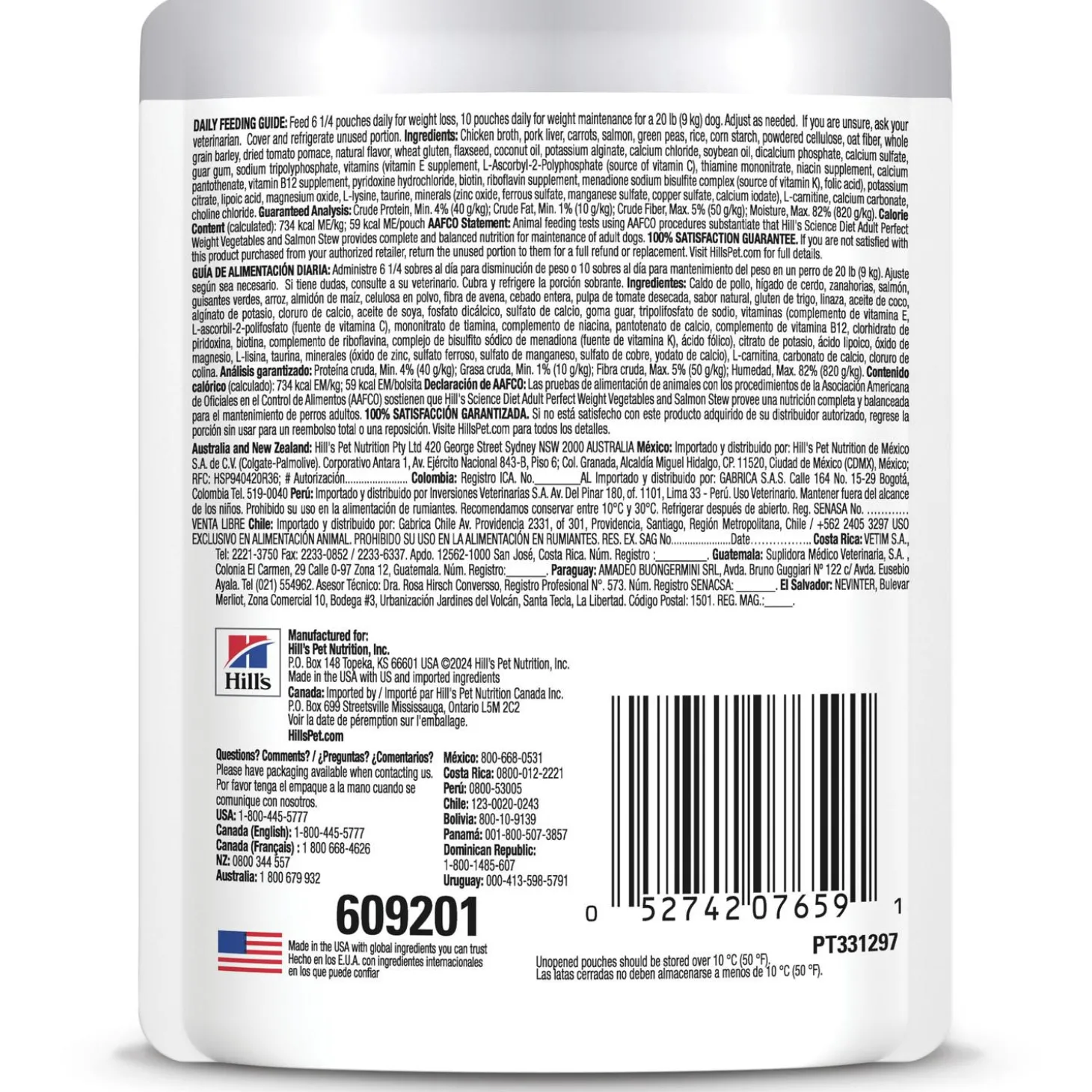 Perfect Weight Vegetables & Salmon Stew Adult Dog Food