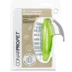 Pet-It Recycled Shampoo Massage Brush