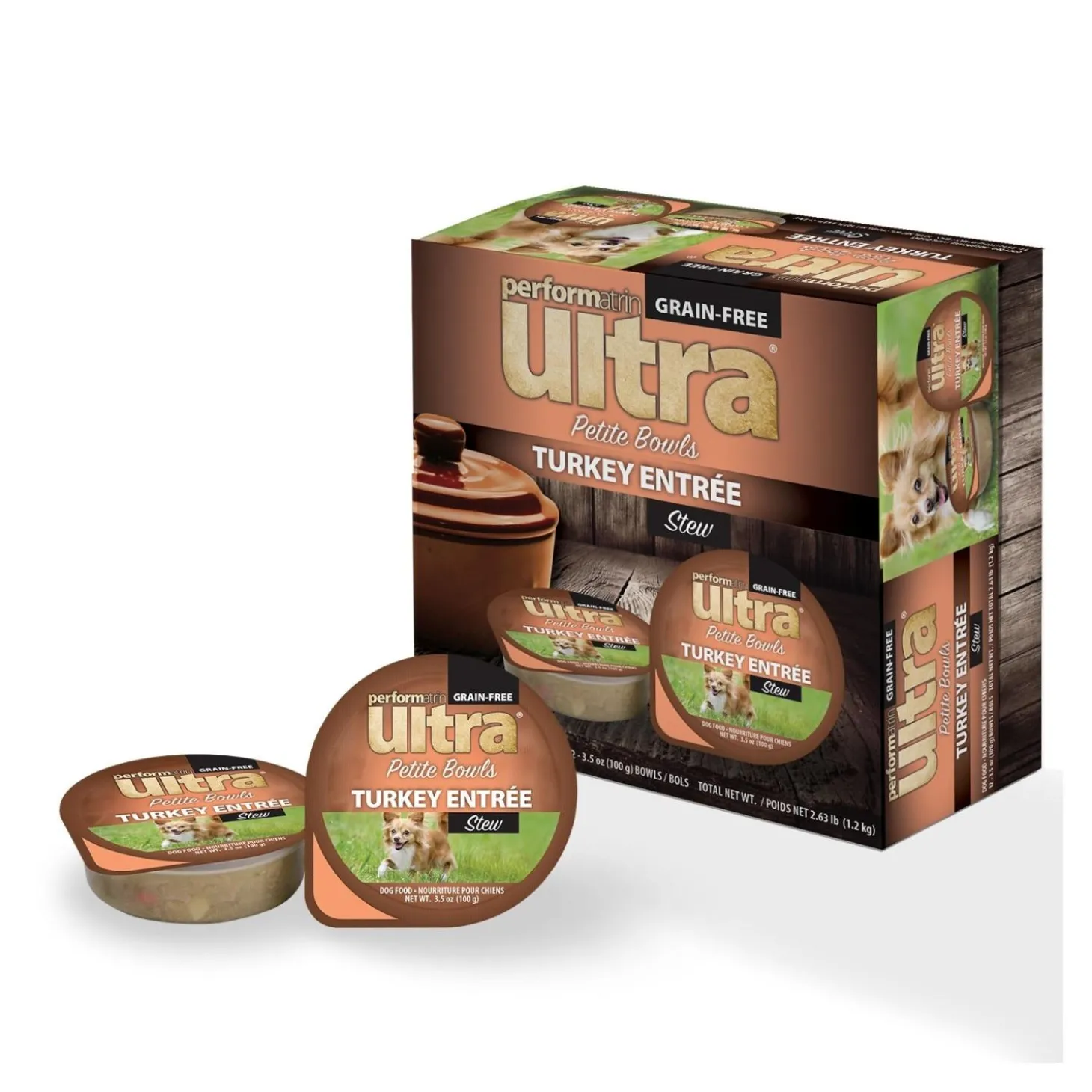 Petite Bowls Turkey Entree Stew Dog Food