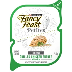 Petites Grilled Chicken Entree in Gravy Adult Cat Food
