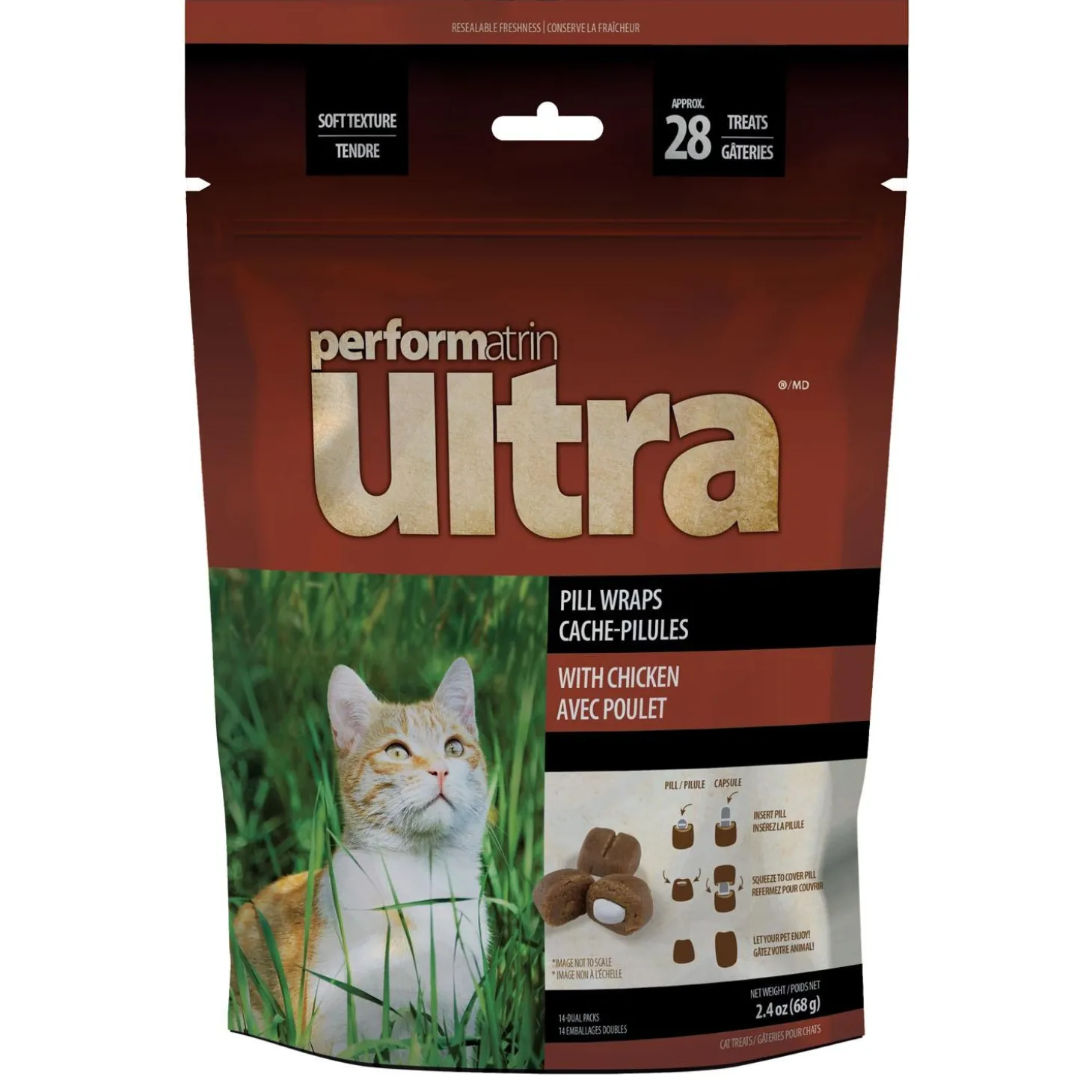 Pill Wraps Chicken Flavour Cat Treats