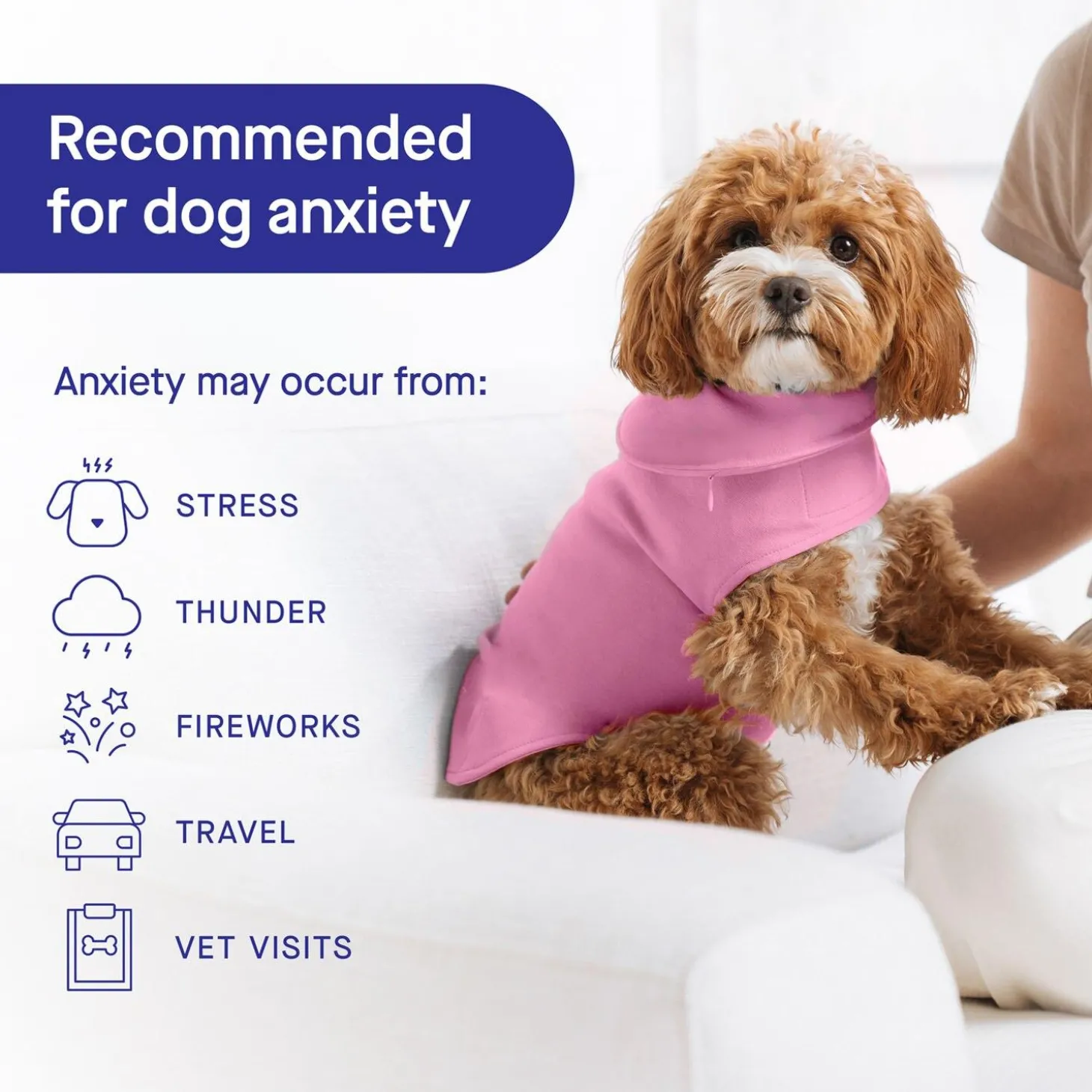 Pink Weighted Calming Vest