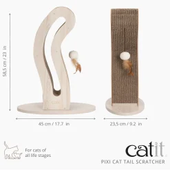 PIXI Cat Tail Scratcher Replacement Cardboard Set