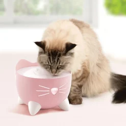 PIXI Pink Cat Drinking Fountain