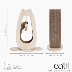PIXI Tall Scratcher Replacement Cardboard Set