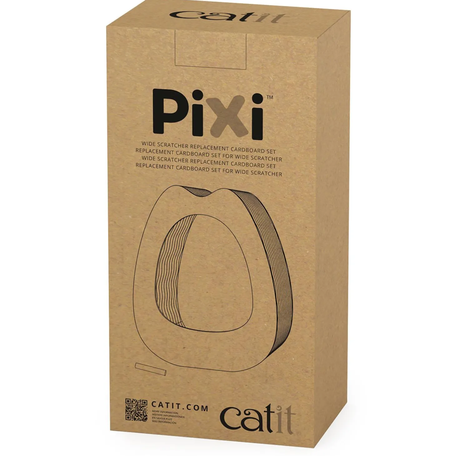 PIXI Wide Scratcher Replacement Cardboard Set