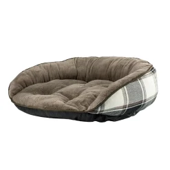 Plaid Chaise Bed