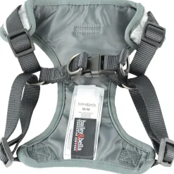 Plaid Grey Dog Harness