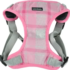 Plaid Pink Dog Harness