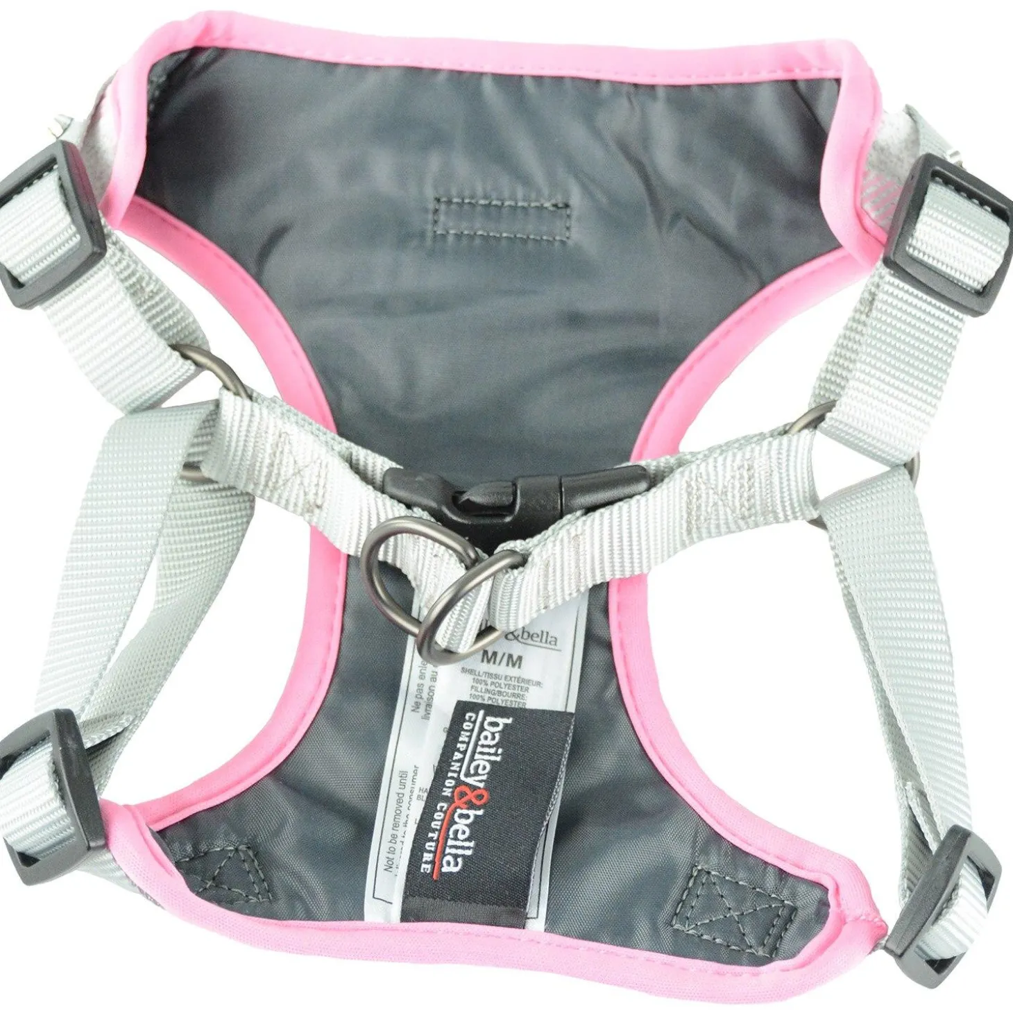 Plaid Pink Dog Harness