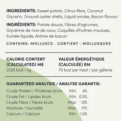 Plaque Busters Bacon Flavoured Dental Sticks Dog Treats