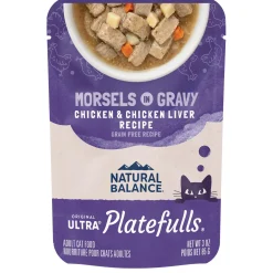 Platefulls Chicken & Chicken Liver Recipe Adult Cat Food