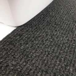 Plush Litter Trapping Grey Cat Litter Mat