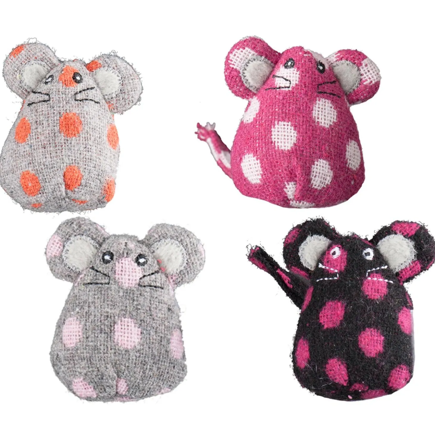 Polka Dot Mice Assorted Colors