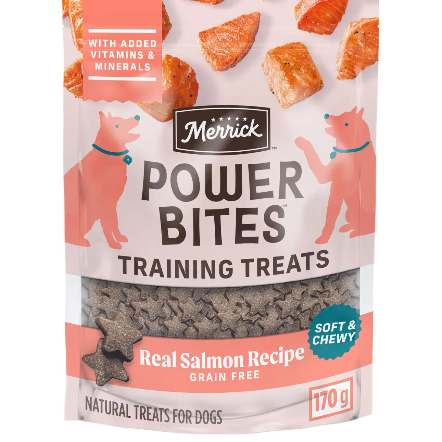 Power Bites Real Salmon Recipe Dog Treats