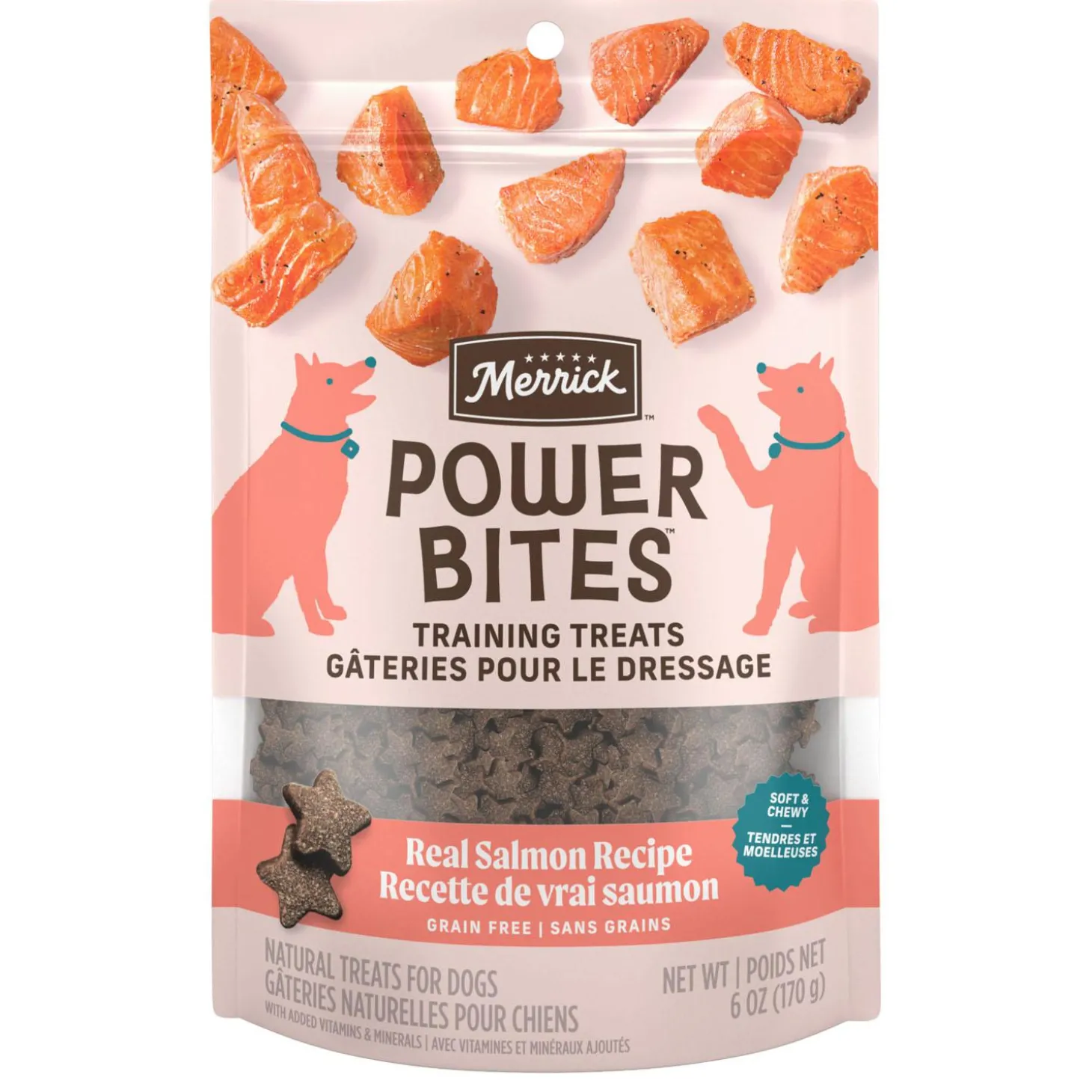 Power Bites Real Salmon Recipe Dog Treats
