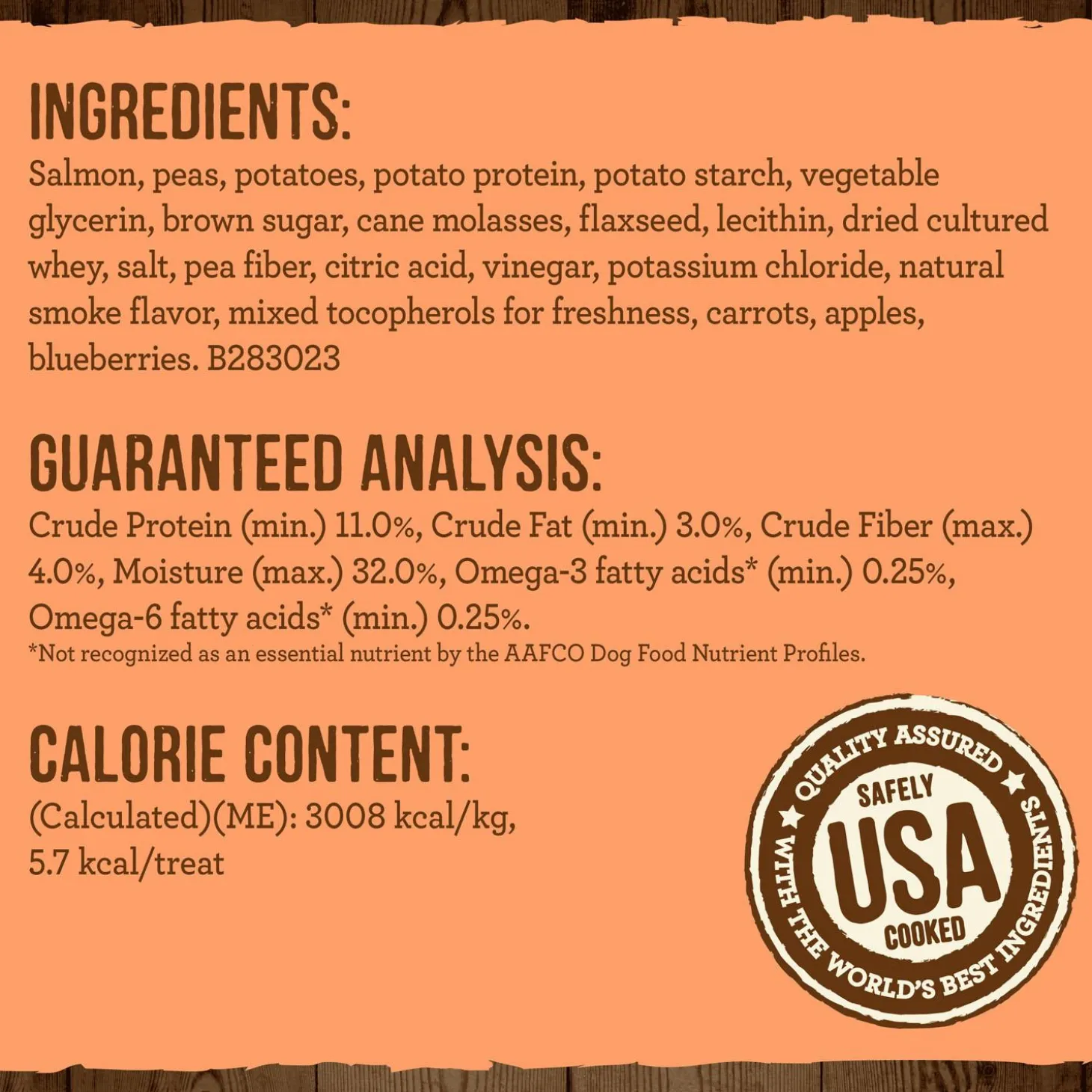 Power Bites Real Salmon Recipe Dog Treats