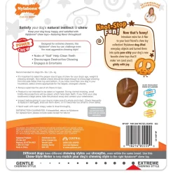 Power Chew Bacon & Peanut Butter Flavour Pretzel Dog Toy