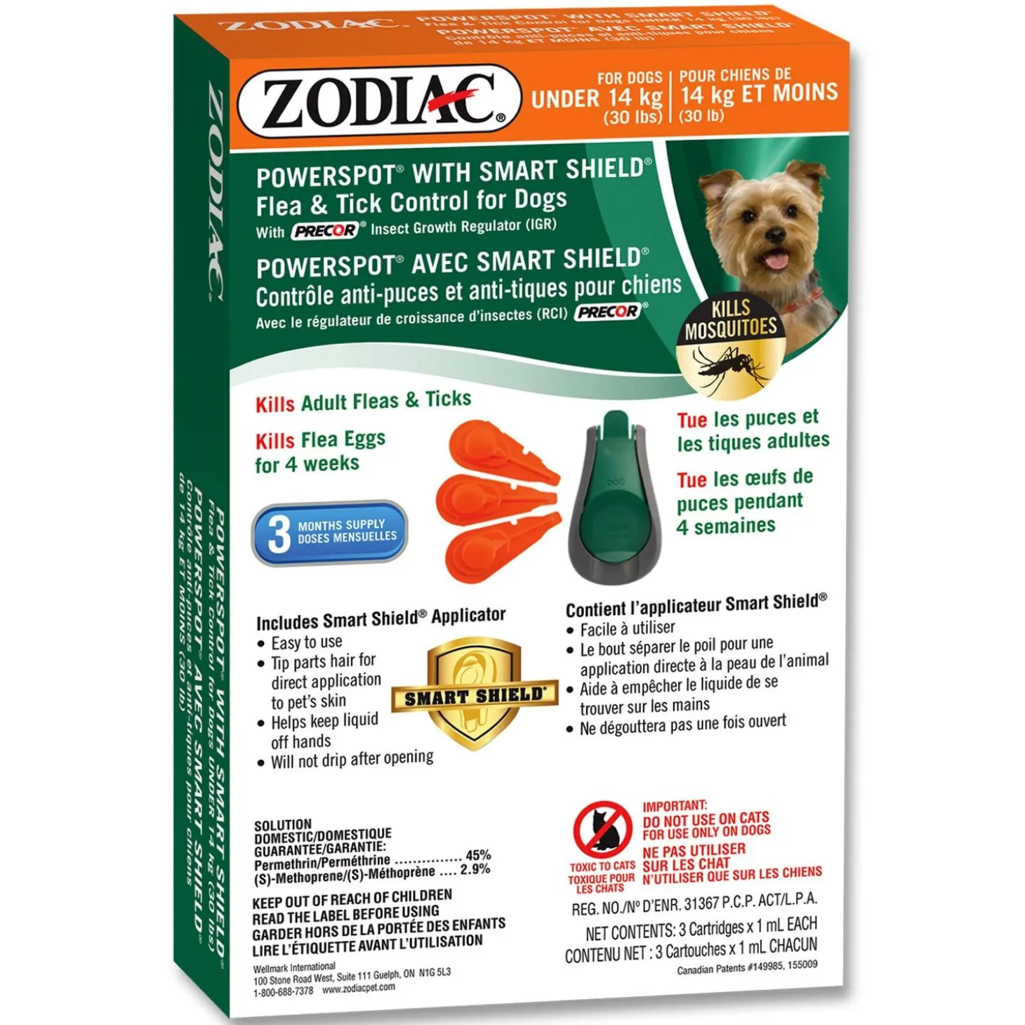 Powerspot With Smart Shield Flea & Tick Control For Dogs Under 14kg