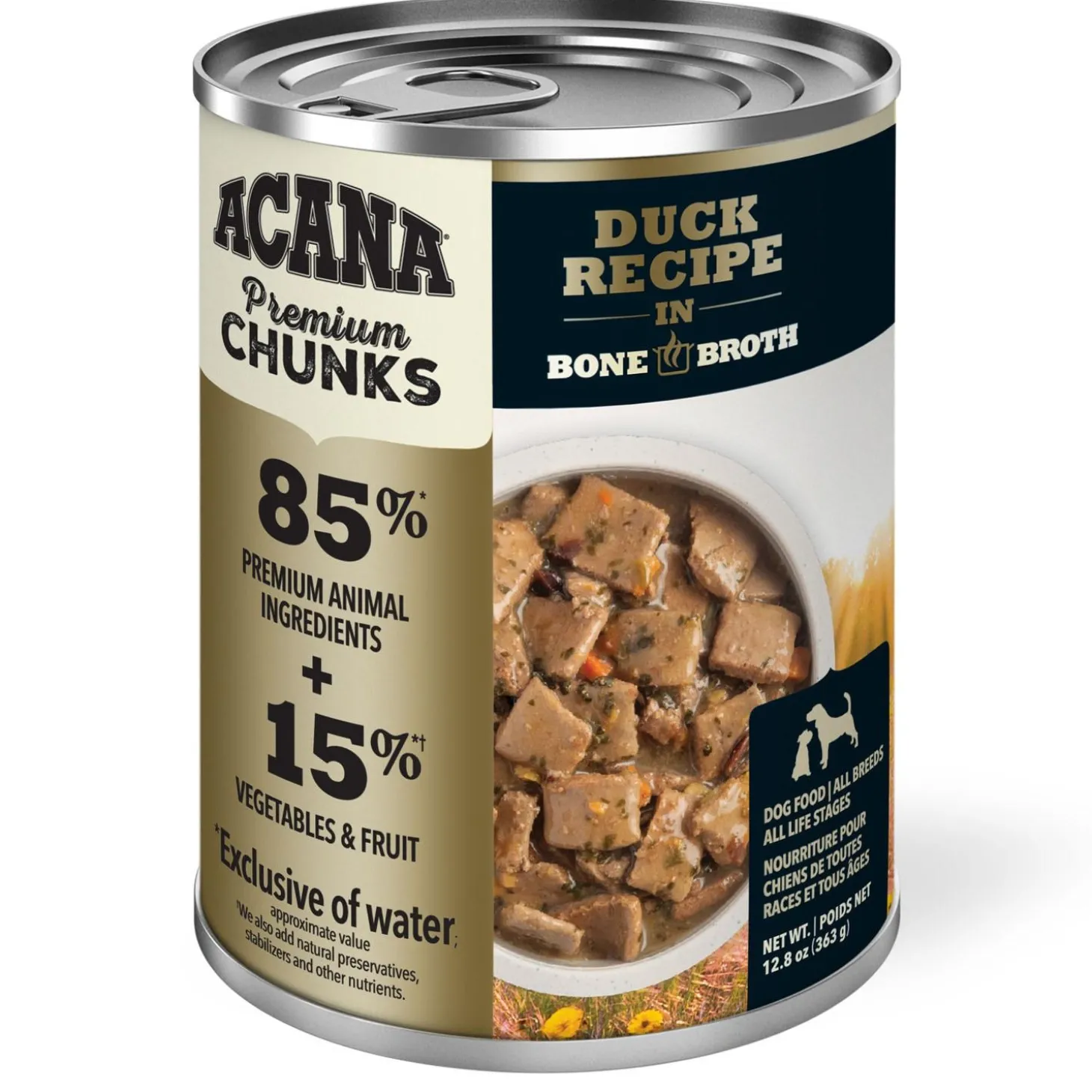 Premium Chunks Duck Recipe Dog Food