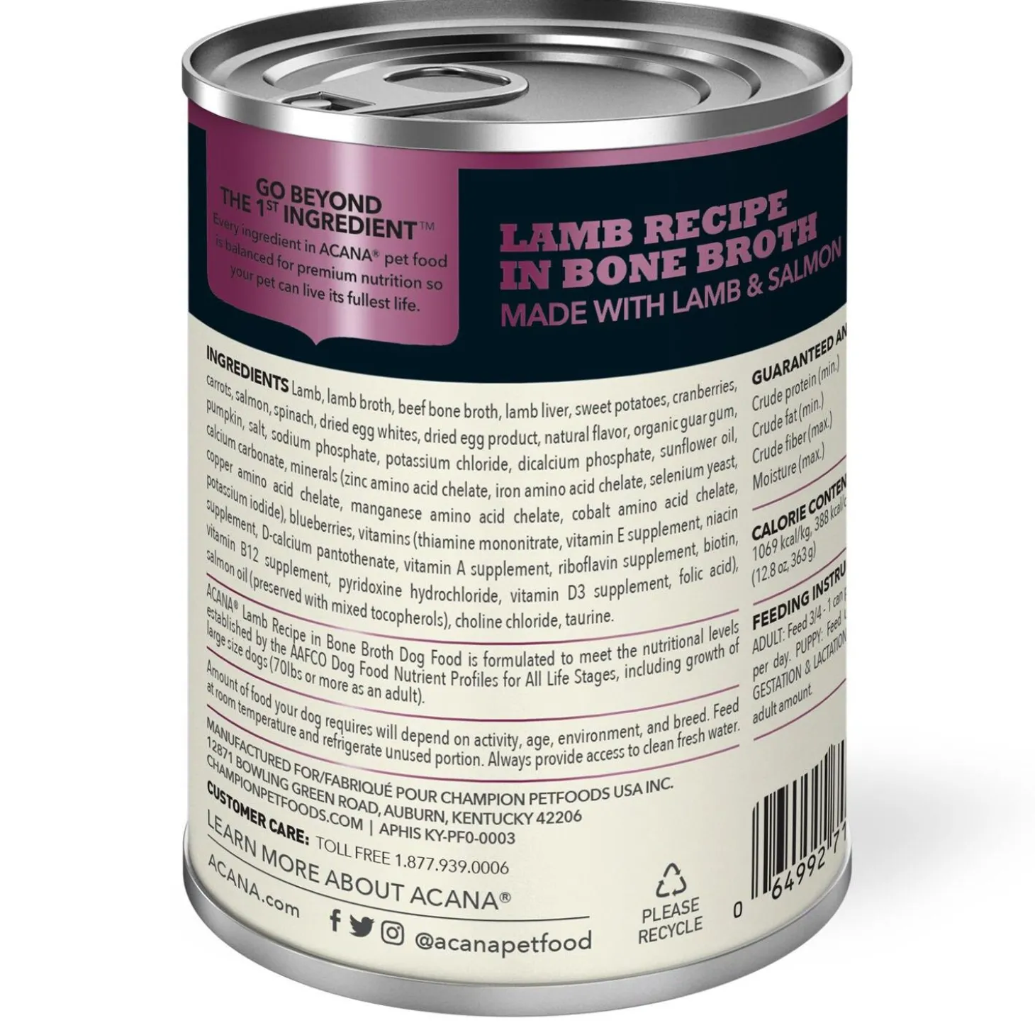 Premium Chunks Lamb Recipe Dog Food