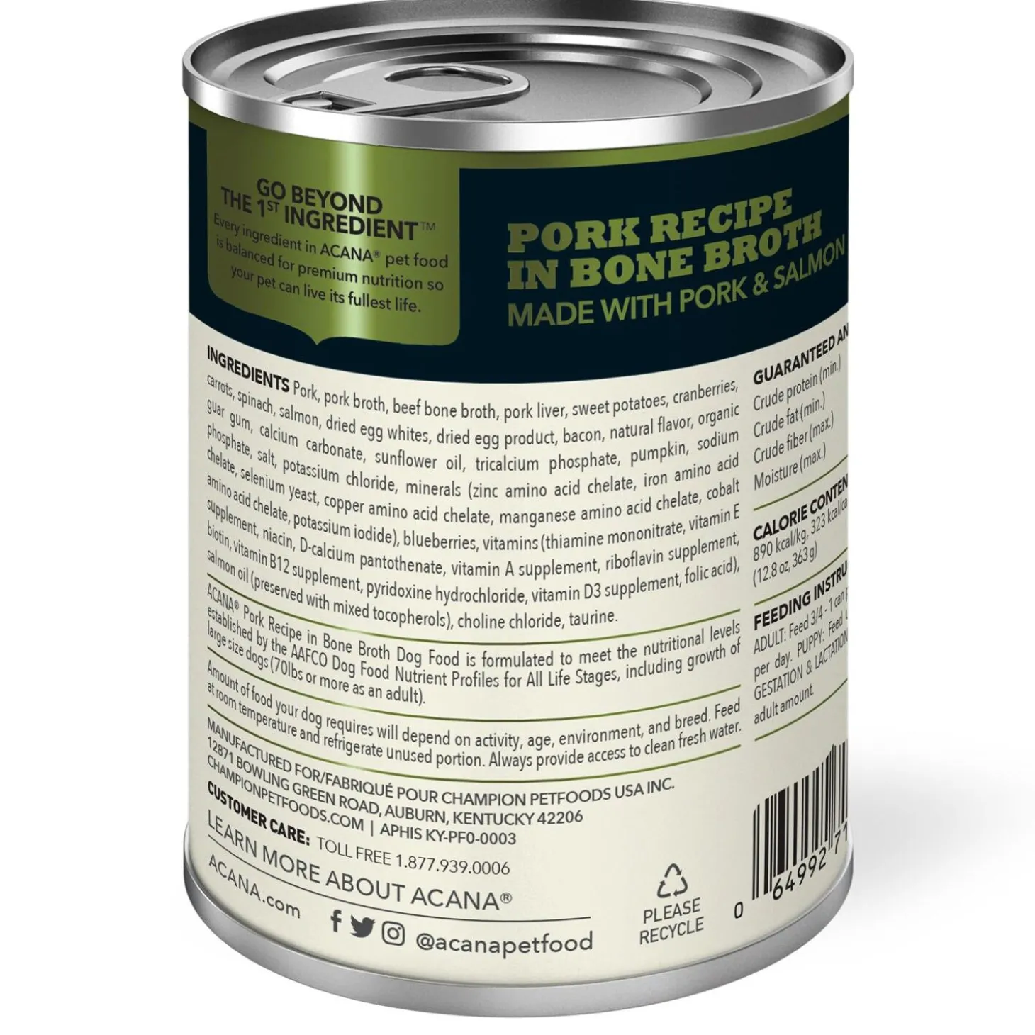 Premium Chunks Pork Recipe Dog Food