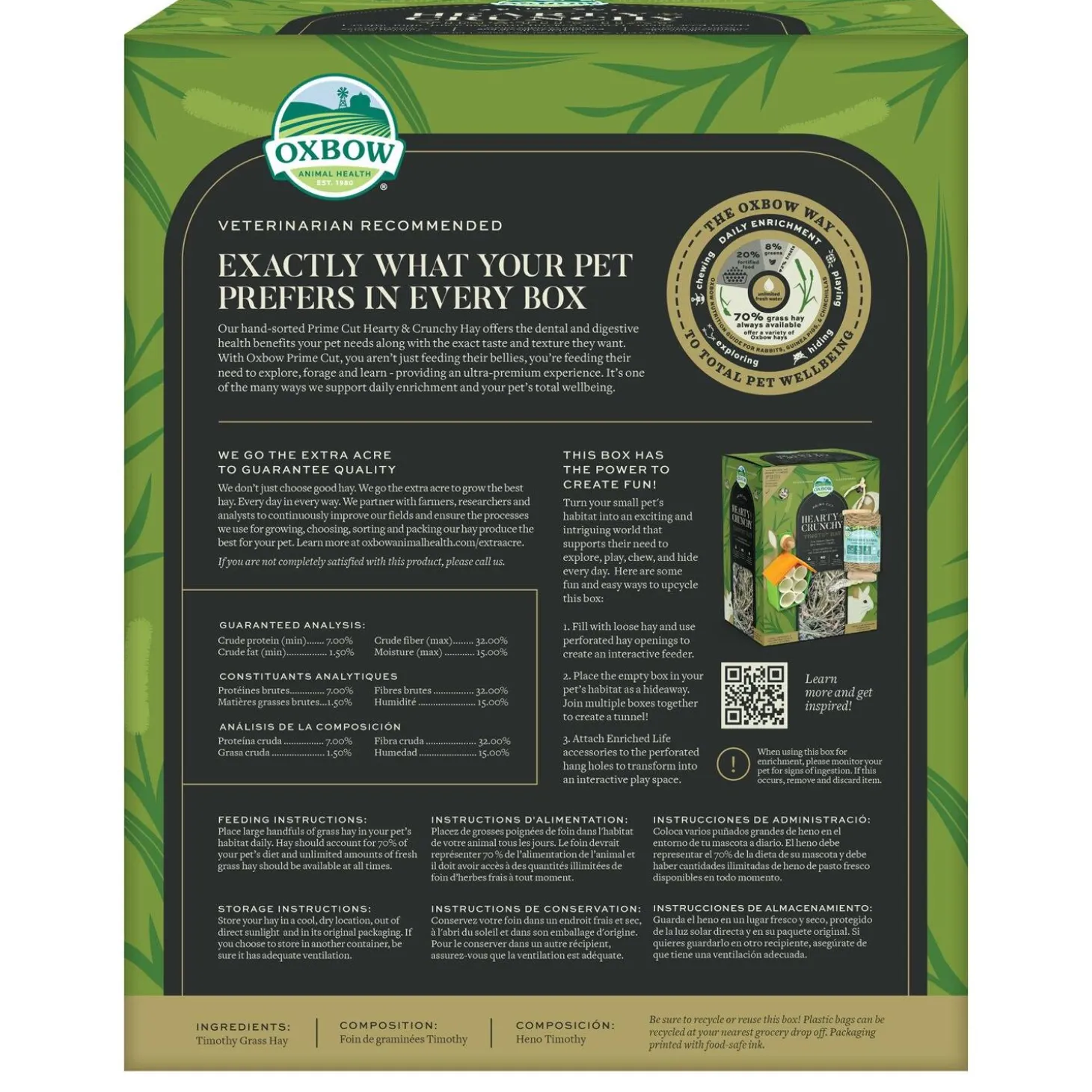 Prime Cut Hearty & Crunchy Timothy Hay