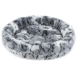 Printed Cuddler Bed Grey