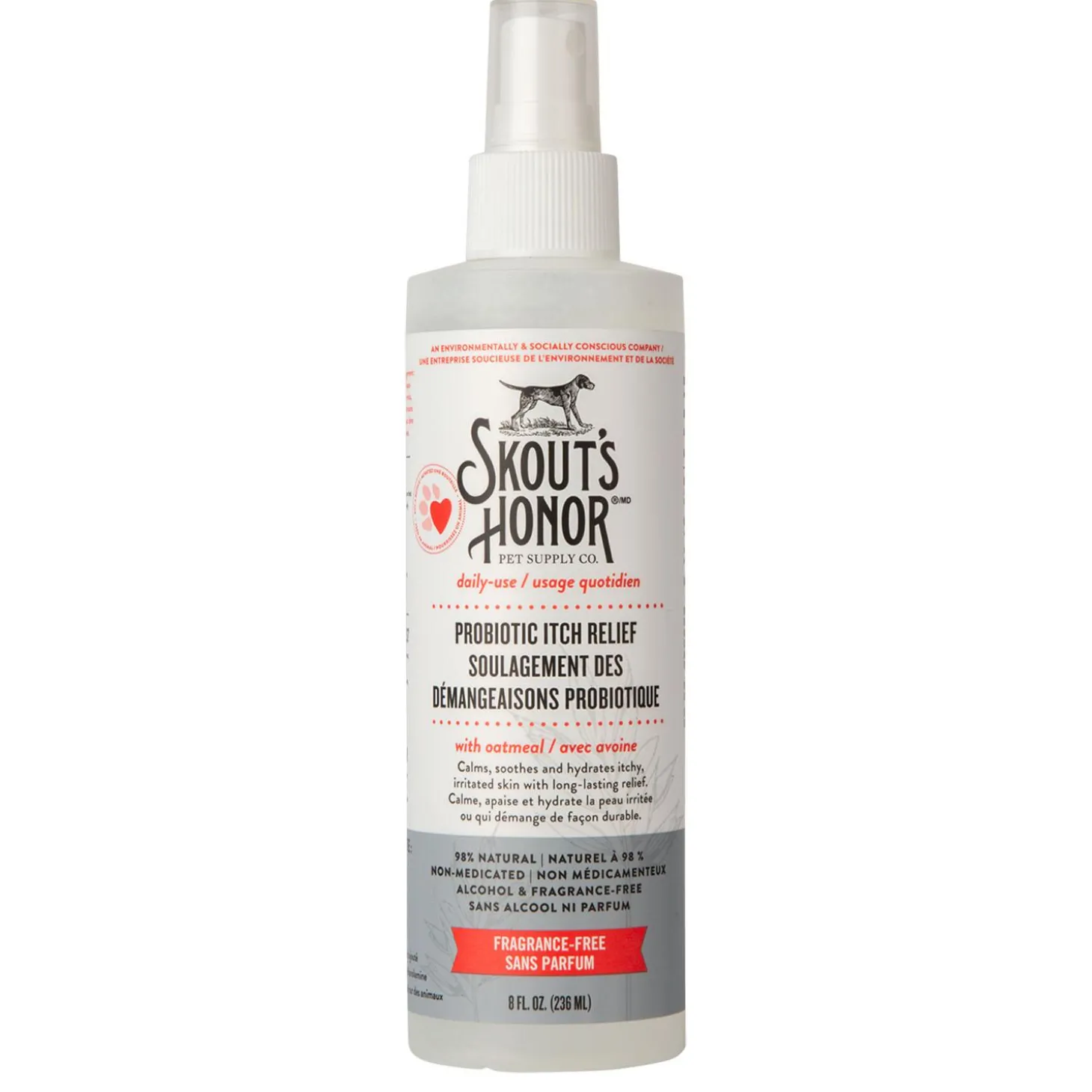 Probiotic Itch Relief Fragrance Free Spray