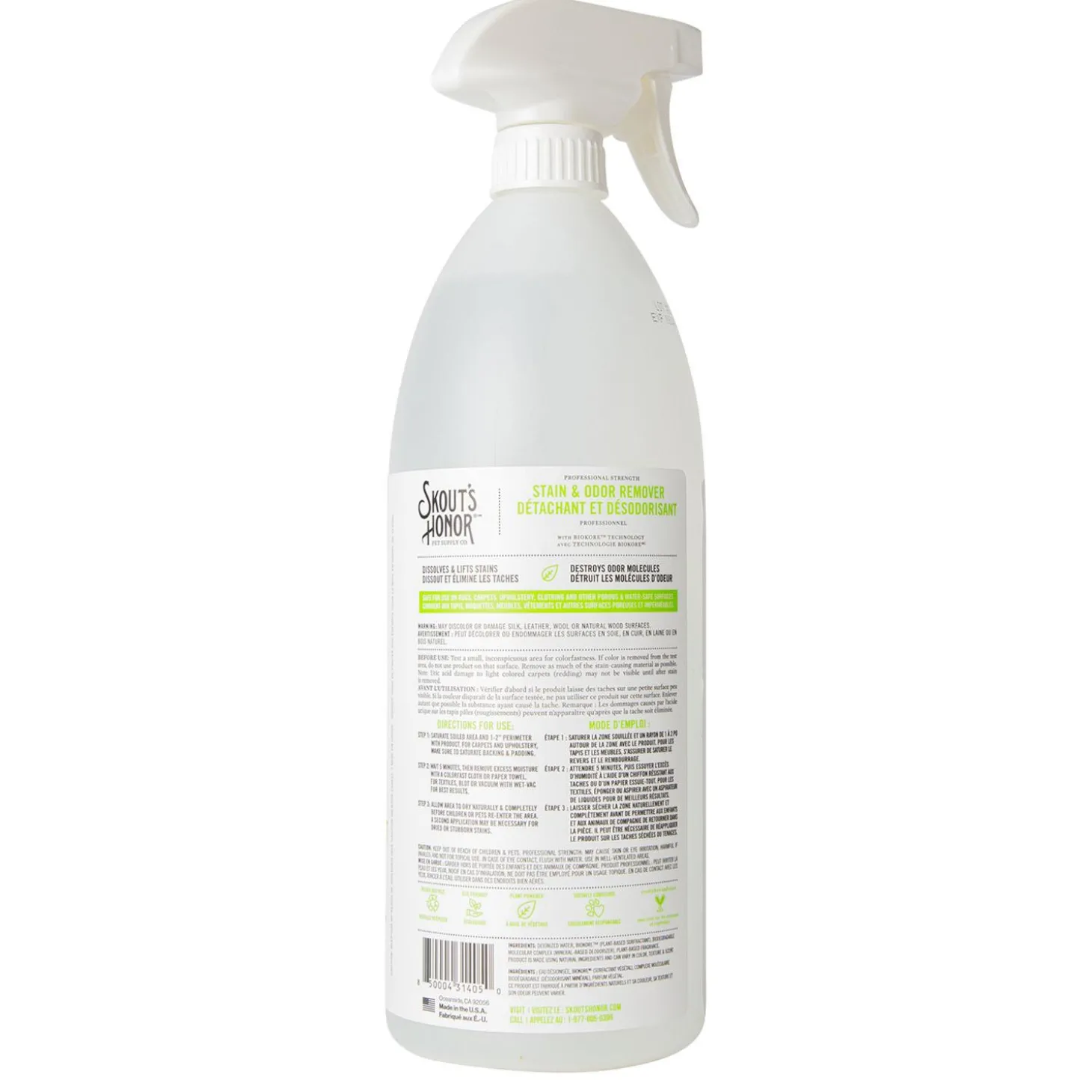 Professional Strength Stain & Odour Remover Dog Spray
