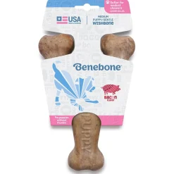 Puppy Bacon Wishbone Dog Chew Toy