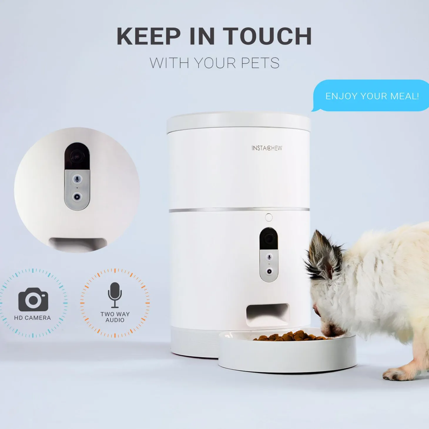 Purechew Sight Smart Pet Feeder With HD Camera