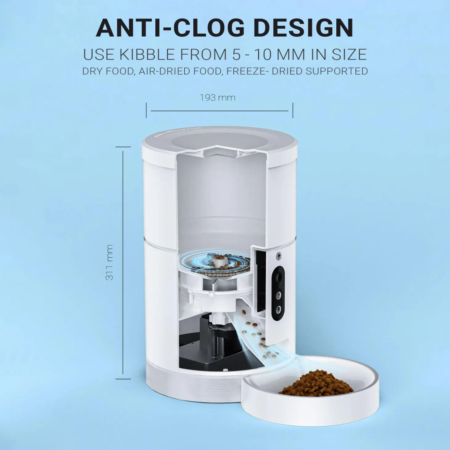 Purechew Sight Smart Pet Feeder With HD Camera