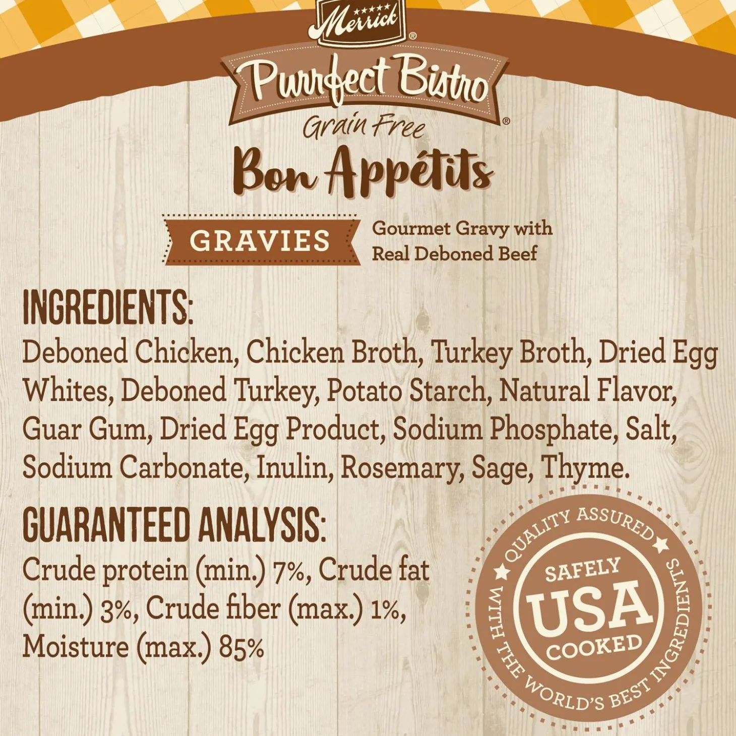 Purrfect Bistro Bon Appetits Gravies Chicken Recipe Cat Food