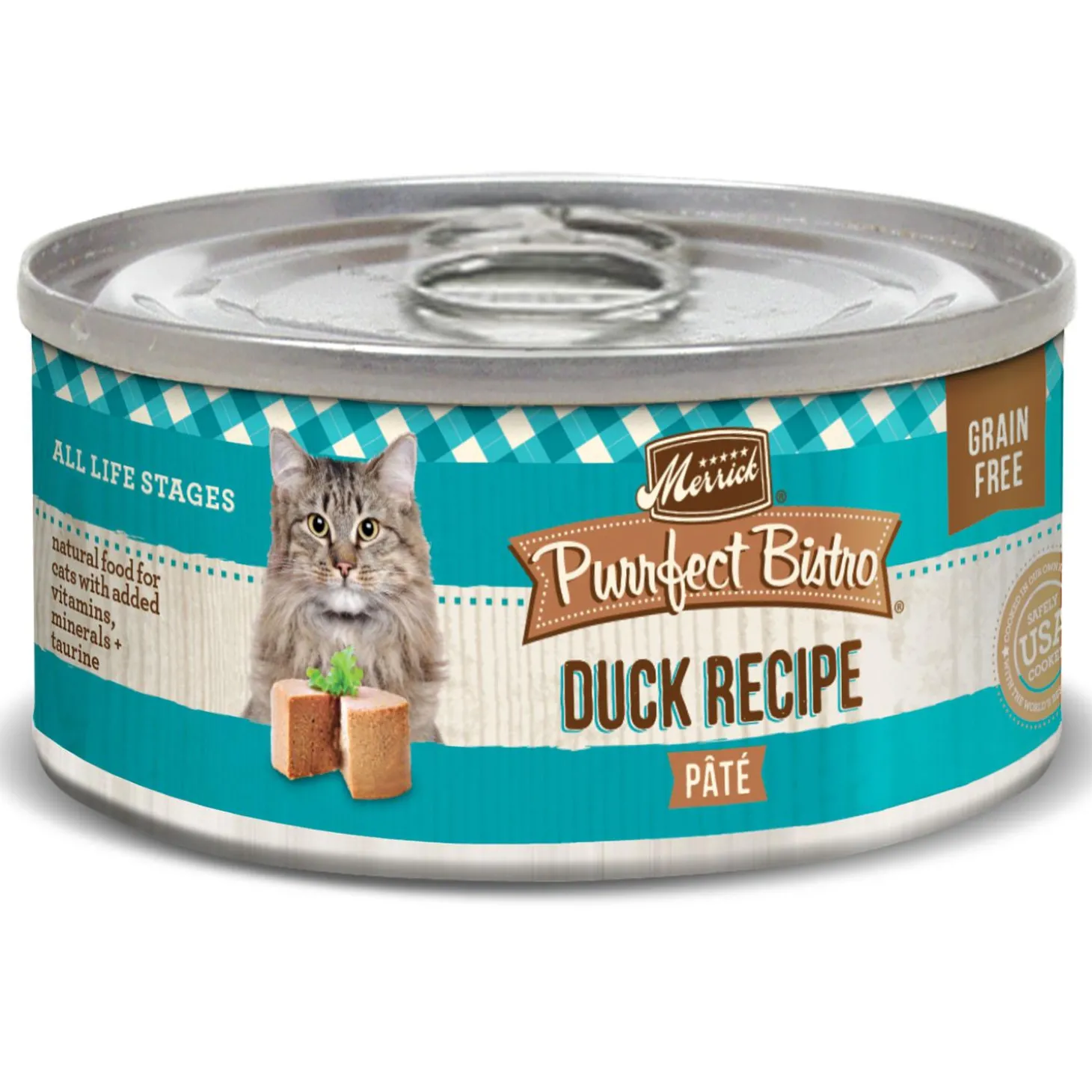 Purrfect Bistro Duck Recipe Pate Cat Food